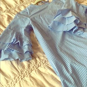 Bell sleeve dress